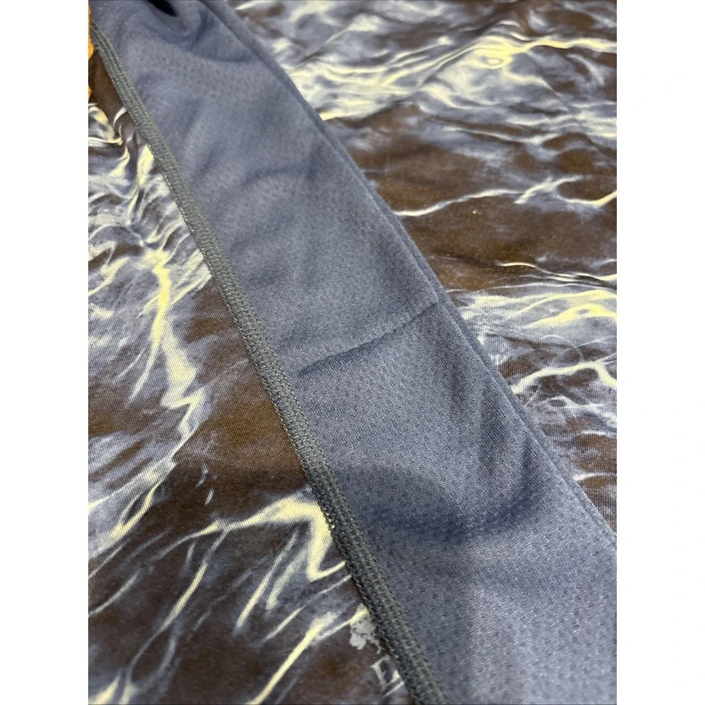 Habit Shirt Mens Lg Blue Open Sea Mossy Hooded‎ Long Sleeve